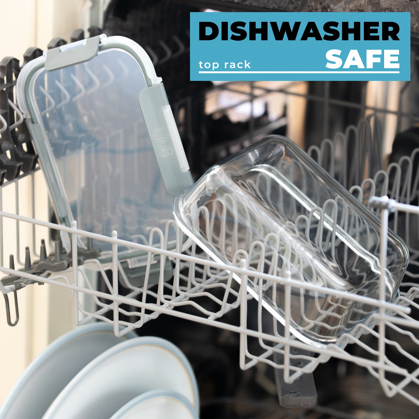 Rectangle Glass Food Storage Containers - 370ml - 5 PACK