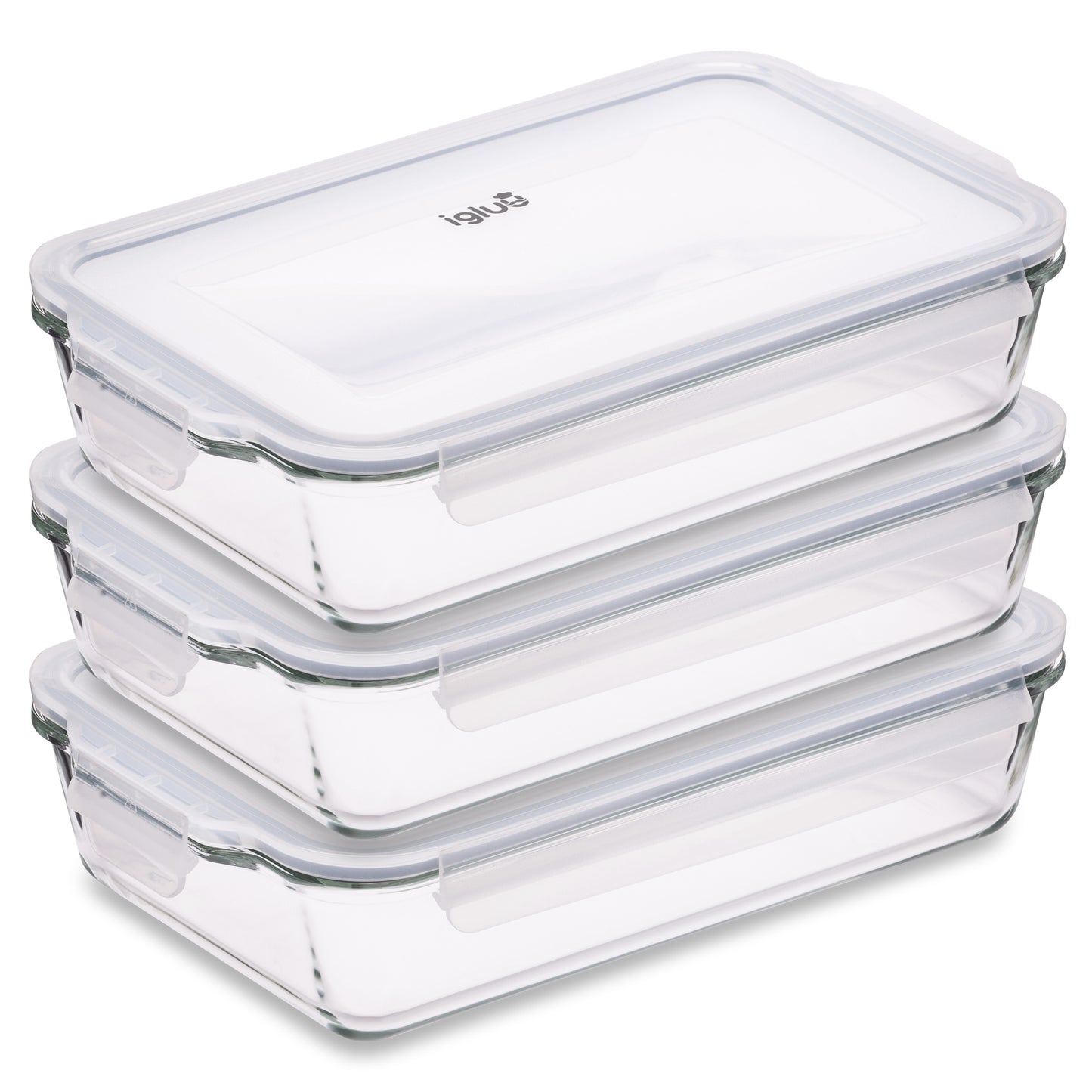 Glass Lasagne Dish with Lid - 2.2 litre
